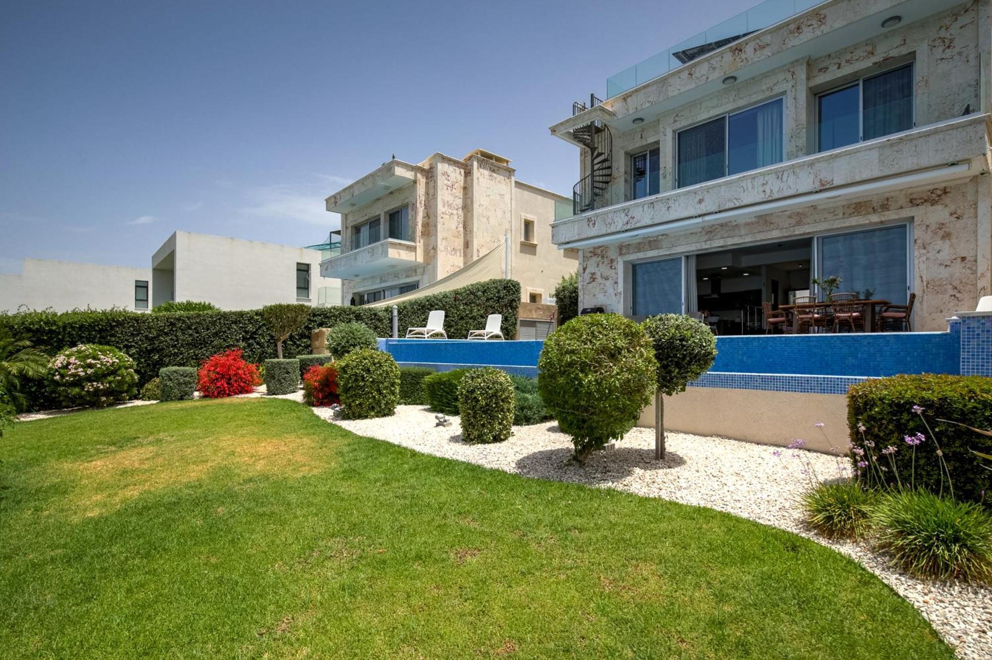 Olymp Luxury Villa D - Luxury Escape With Direct Beach Access And Unique Sunsets Paphos Exterior foto