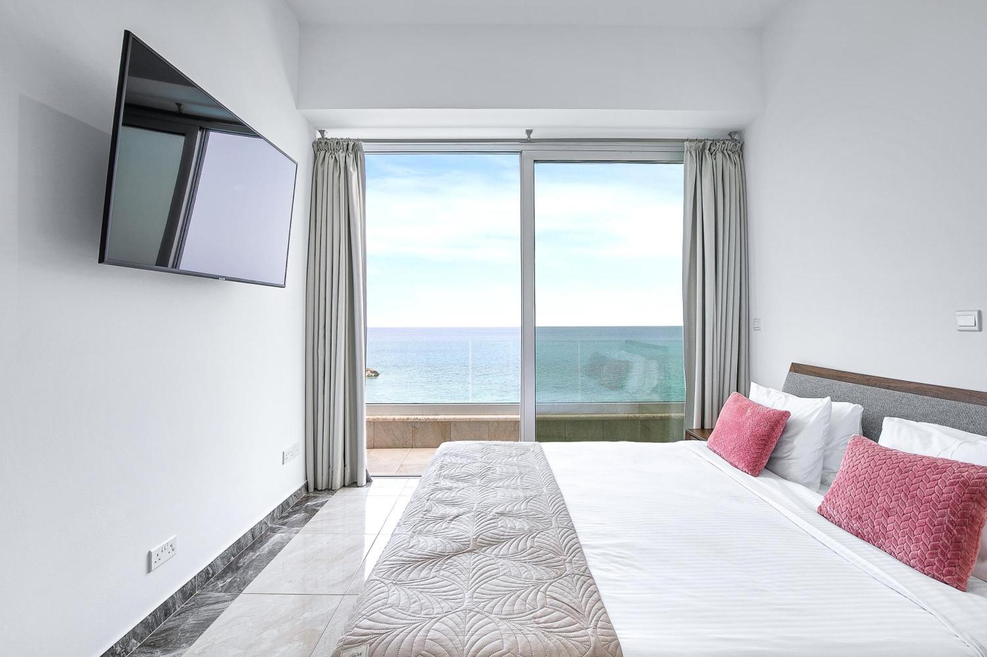 Olymp Luxury Villa D - Luxury Escape With Direct Beach Access And Unique Sunsets Paphos Exterior foto