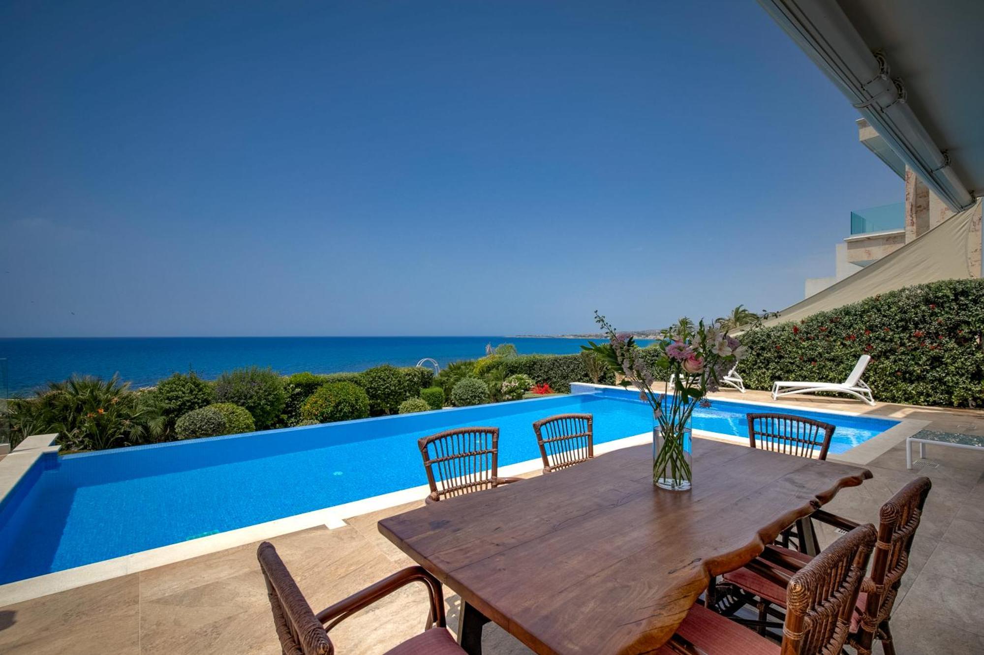 Olymp Luxury Villa D - Luxury Escape With Direct Beach Access And Unique Sunsets Paphos Exterior foto
