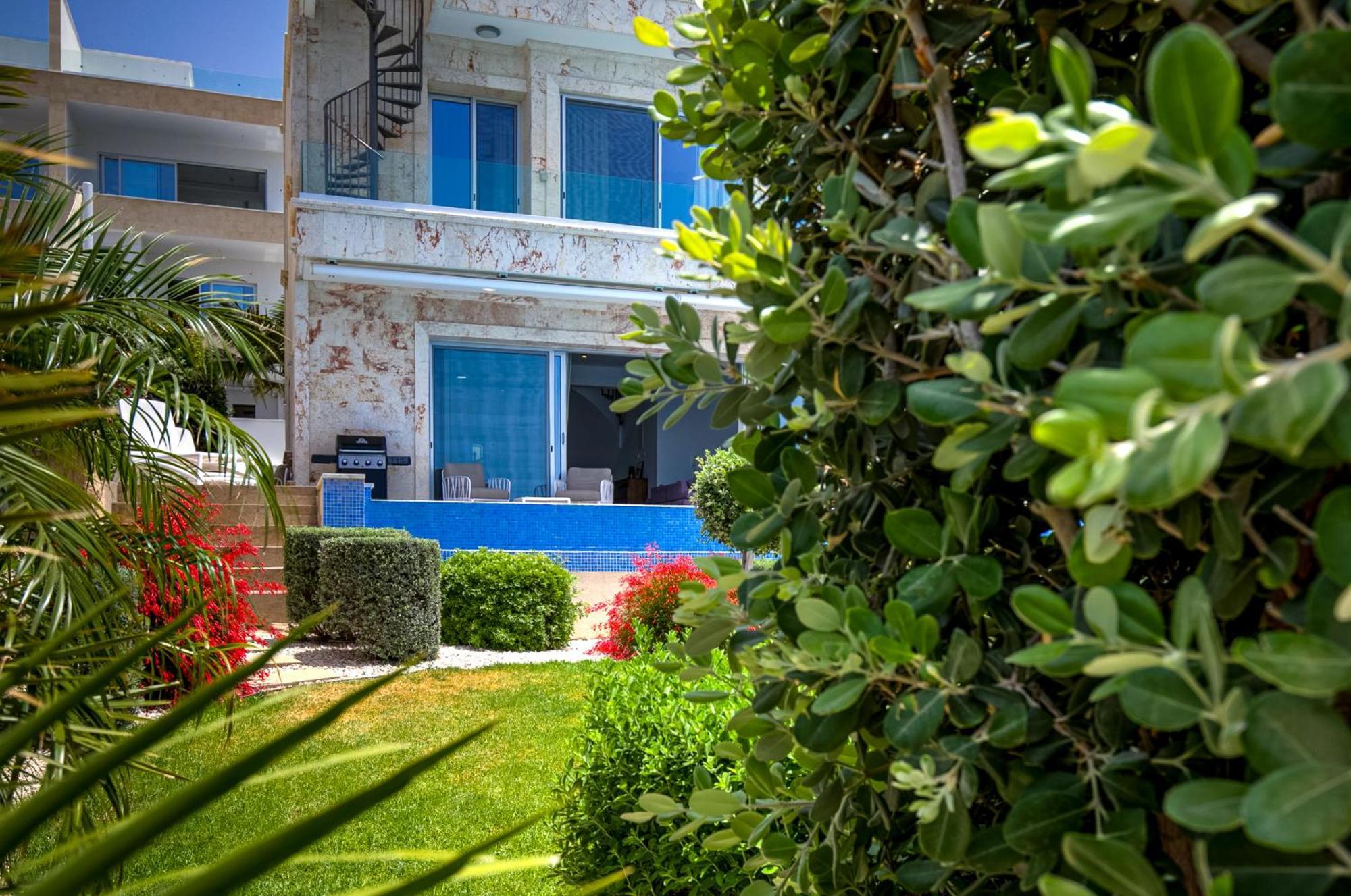 Olymp Luxury Villa D - Luxury Escape With Direct Beach Access And Unique Sunsets Paphos Exterior foto