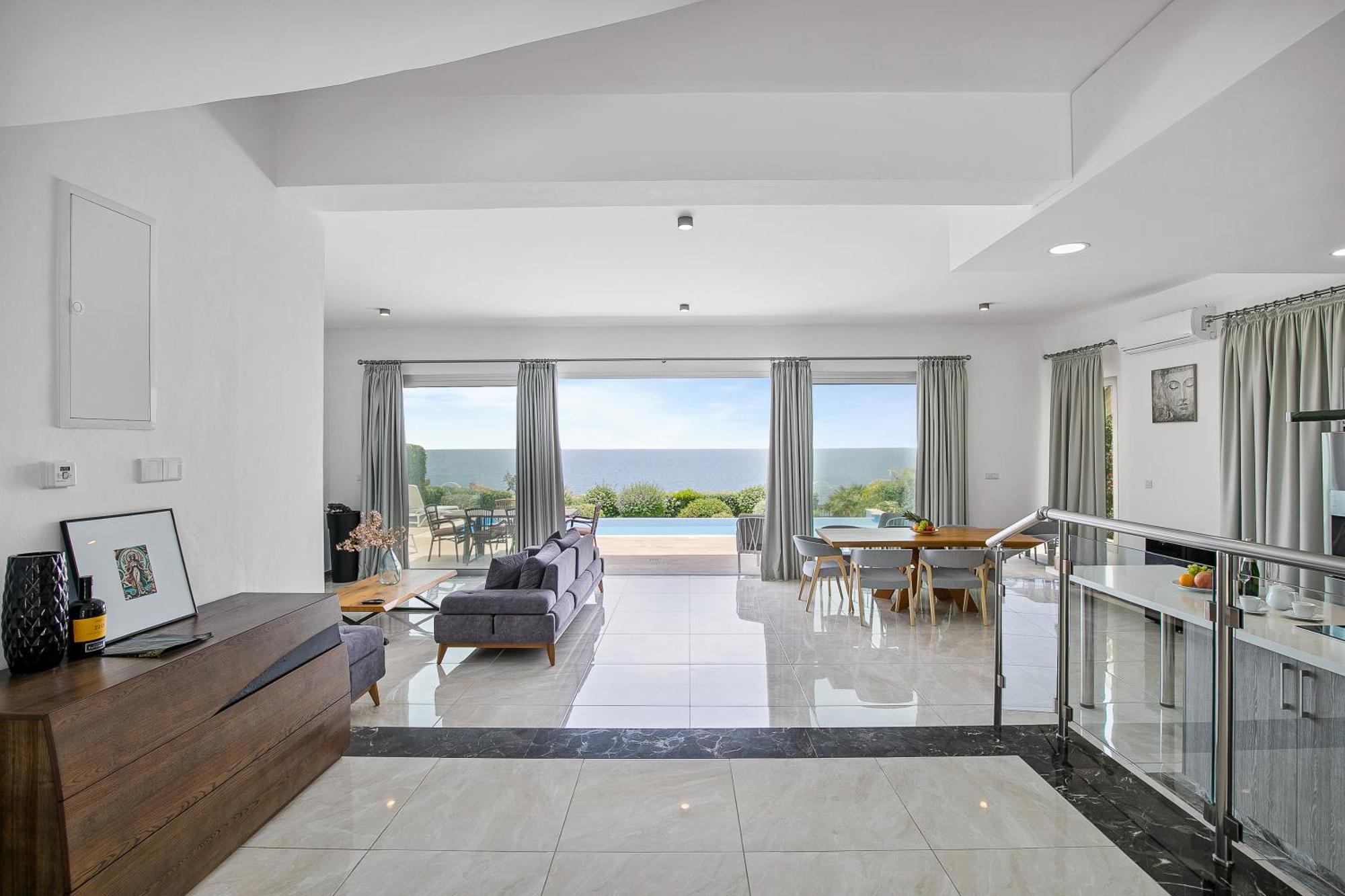 Olymp Luxury Villa D - Luxury Escape With Direct Beach Access And Unique Sunsets Paphos Exterior foto
